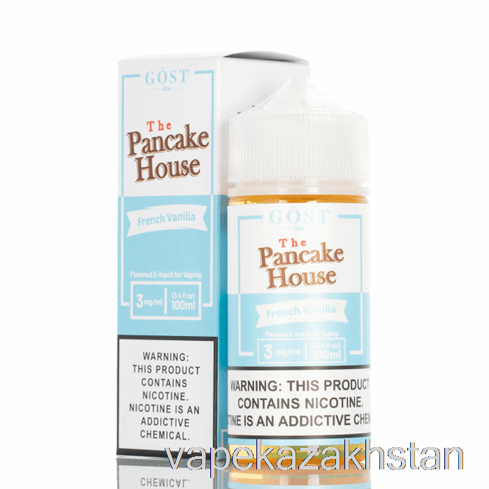 Vape Kazakhstan French Vanilla - The Pancake House - GOST Vapor - 100mL 6mg